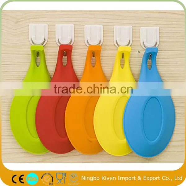 Colorful Silicone Spoon Holder Silicone Spoon Rest photo-2