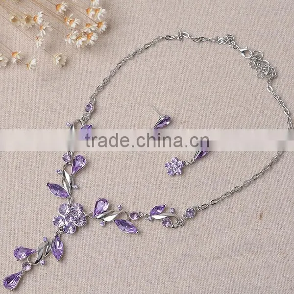 Romantic Hot Noble Wholesale Fashion Jewelry Set Bride Jewelry Set photo-4
