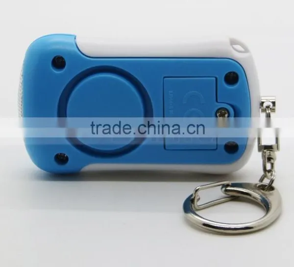 Mini Girl Personal Safe Alarm Keychain Lanyard Torch Portable Flashlight photo-5