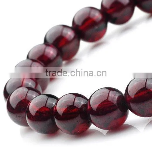 Garnet Round Beads photo-2