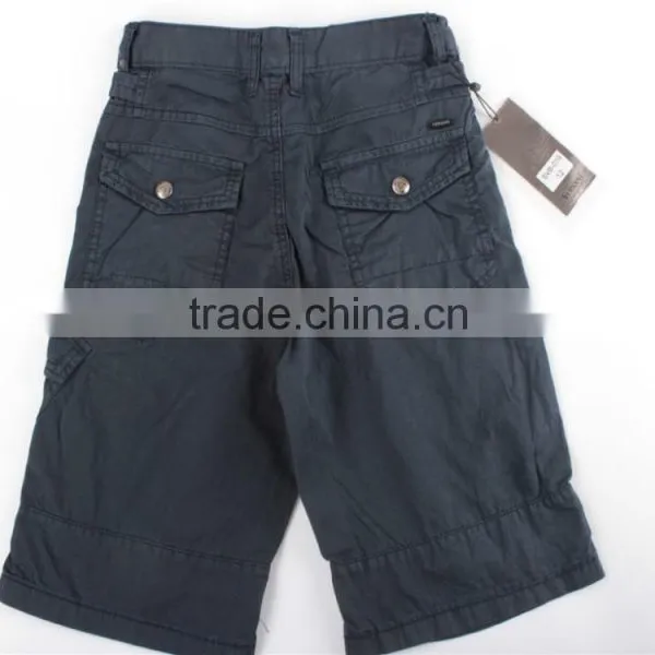 Men Cheap 100%cotton Stock Apparel Washed Cargo Shorts photo-2