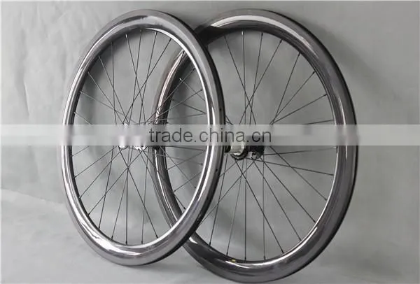 Carbon Wheels 3K-matt Road Bike Wheelset Powerway M71 Hubs Bike Wheels 50-TL photo-2