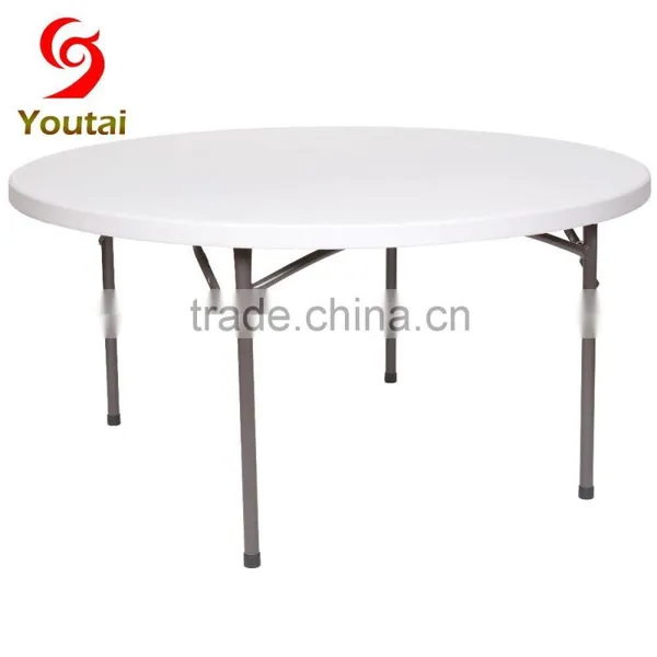 Blow Molding White Folding Plastic Banquet Table PT-03 photo-2