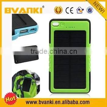 New Products Portable 8000mAh Solar Power Bank External Battery Mobile Charger For IPhone HTC photo-2