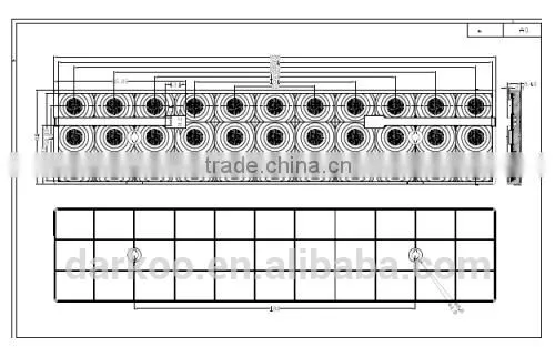 2016 Luxeon 30degree LED Linear Lens For Office Lighting DK280-30-33H1-LD photo-2