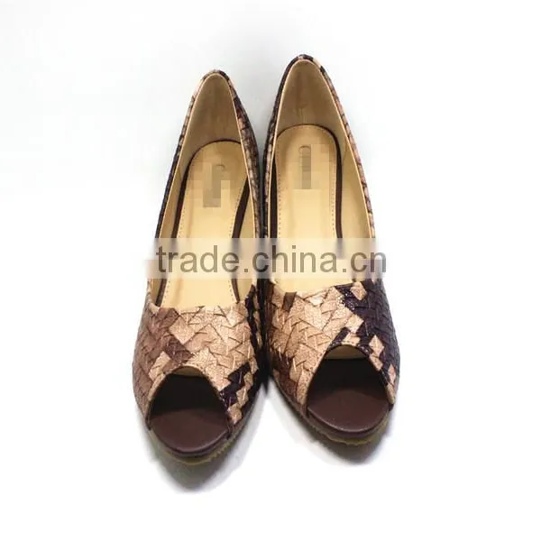 Multicolor Wedges Shoes 2014 Ladies Royal Blue Wedge Heel Shoes Eva Peeptoe Sandals photo-4