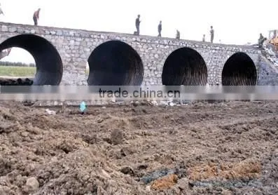Corrugated Steel Culvert Pipes for Temporary Road and Bridges photo-2