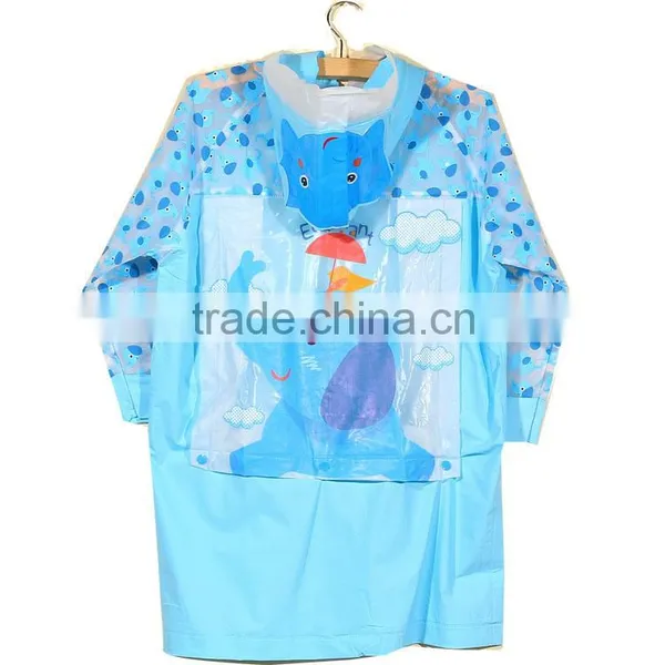Manufacturers Selling Cartoon Children Raincoat With a Thick Poncho Bag photo-5