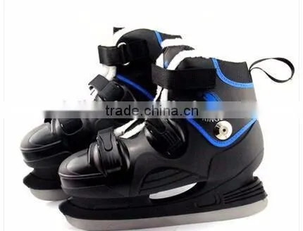 Hot Selling High Quality PU Ice Hockey Skates Shoes Made in China Factory photo-2