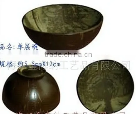 Coconut Shell Bowl for Candles Holder photo-3