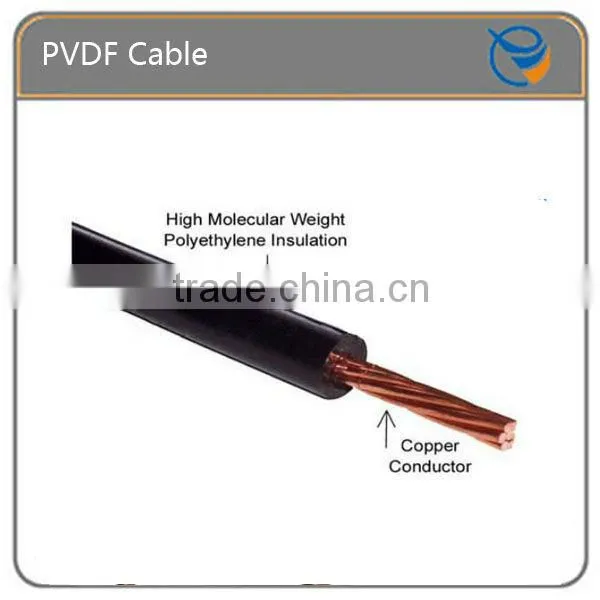 10mm2 PVDF copper Cathodic hmwpe Cable