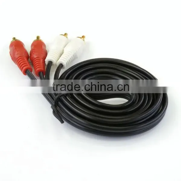 Manufacture Price Gold Plated RCA Cable With Audio Data Transmission photo-3