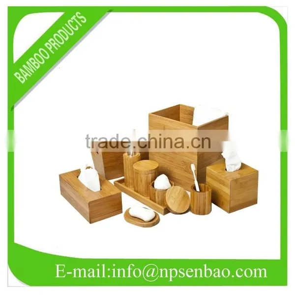 Bamboo Bathroom Set