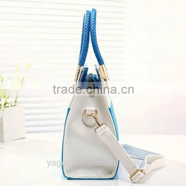New Arrival Fashion Leather Hanbags Mature Office Ladies Handbags Made in China 2014 photo-4