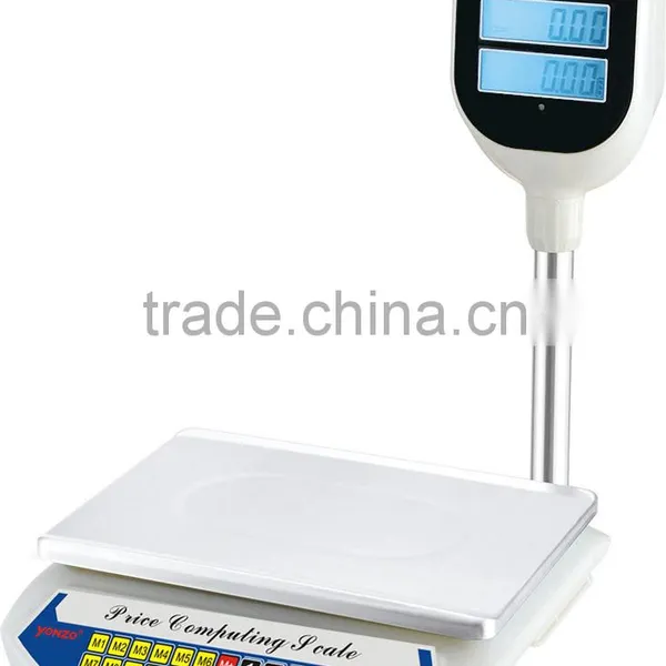 Yonzo New Model White Abs Housing Electronic Scale With Pole photo-2