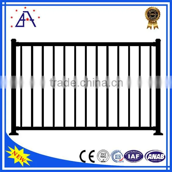 High Style Modestly Priced Silver Anodized Aluminum Fence Post photo-5