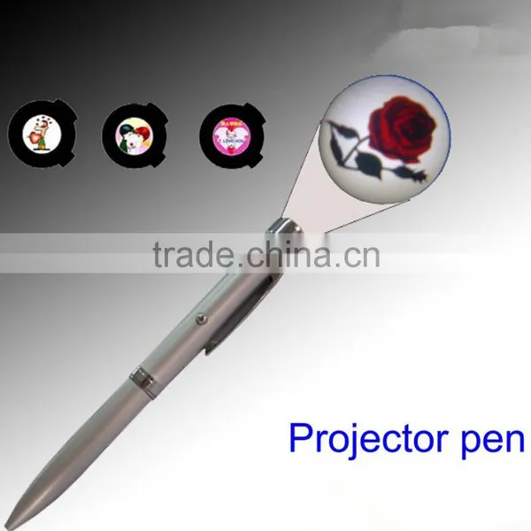 High Quality Led Projector Pen , Metal Pen With Customize Logo photo-2