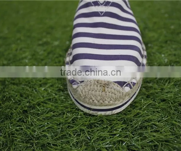 Purple Stripes Fashion Women Men Canvas Shoes photo-6