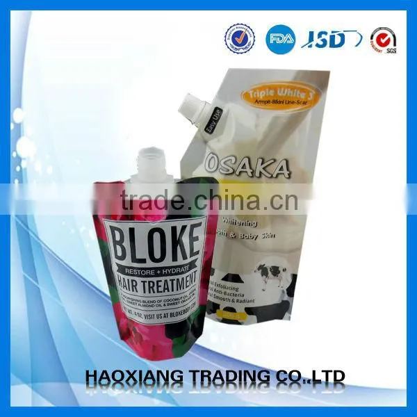Stand up Soap Liquid Cosmetic Packaging Spout Pouch photo-4
