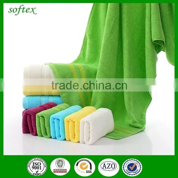 Elegent 100% Cotton Bright Color Luxury 5 Star Hotel Towels Set photo-3