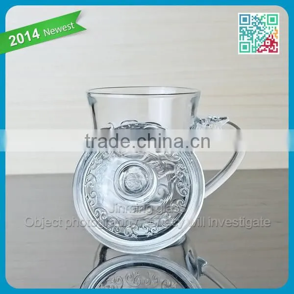 Glass Coffee Cup Clear Coffee Cup With Lid photo-4