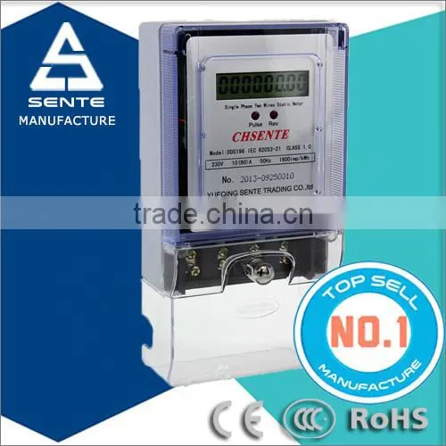 DDS196 Type Single Phase Electronic Active Watt Hour Digital Power Meter Socket photo-4
