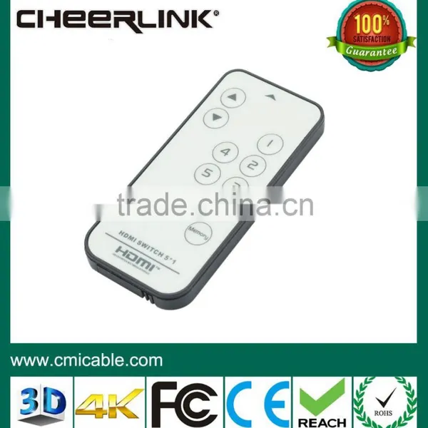 Wholesale Useful Oem Supported 5 Ports Hdmi Switch photo-6