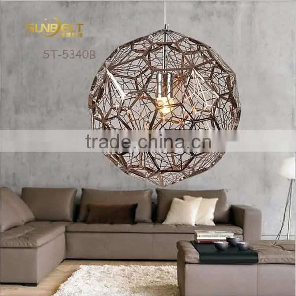 ST-5340B Sunbelt D400mm Rose Gold Stainless Steel Globe Lamp,handmade Lamps,hanging Lamp,hanging Lamps,metal Hanging Lamps.