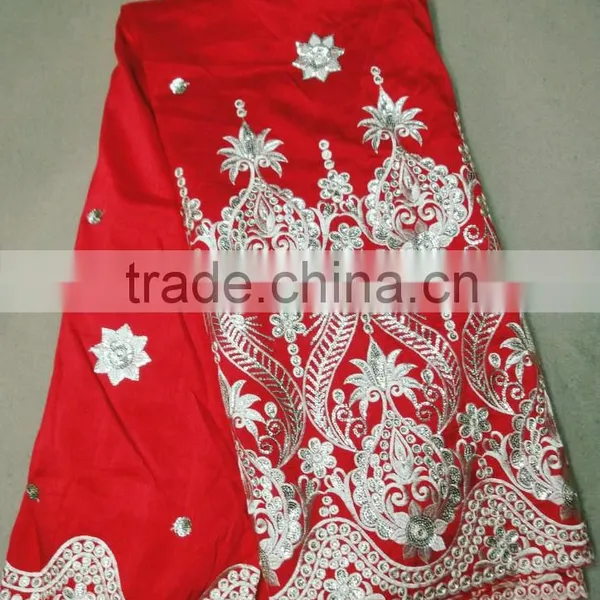 Hot Sale Girl Flower Lace George Fabric Indian Fashion George Fabric African George Fabric for Garments photo-4