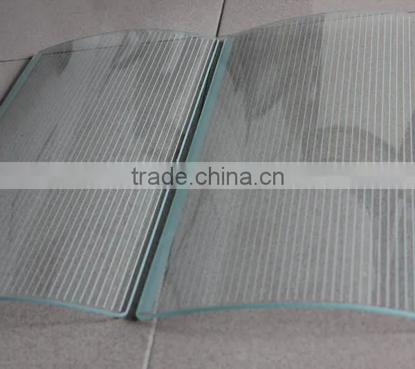 Curved Tempered Glass Silkcreen Printing With AS/NZS2208:1996, BS6206, EN12150 Certificate photo-2