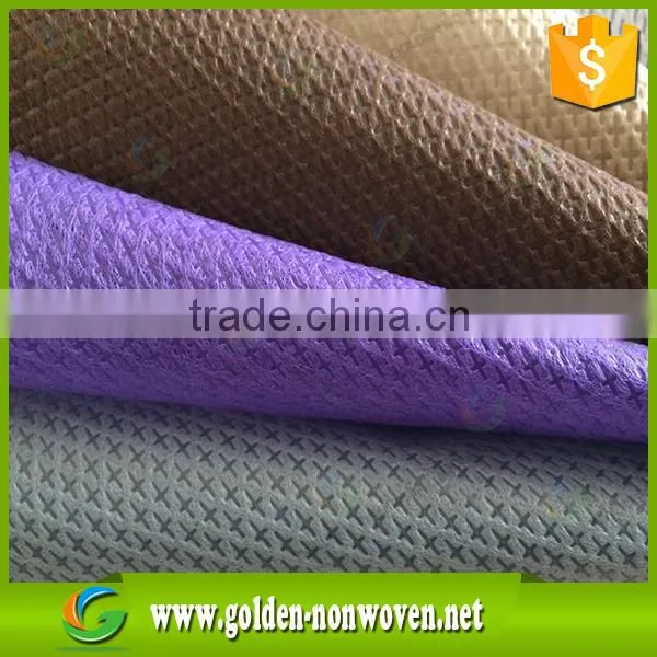 110gsm Nonwoven Shoe Cover Fabric/pp Spunbonded Non Woven Cloth Fibers/cross photo-3