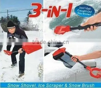 Collapsible 3 in 1 Snow Shovel