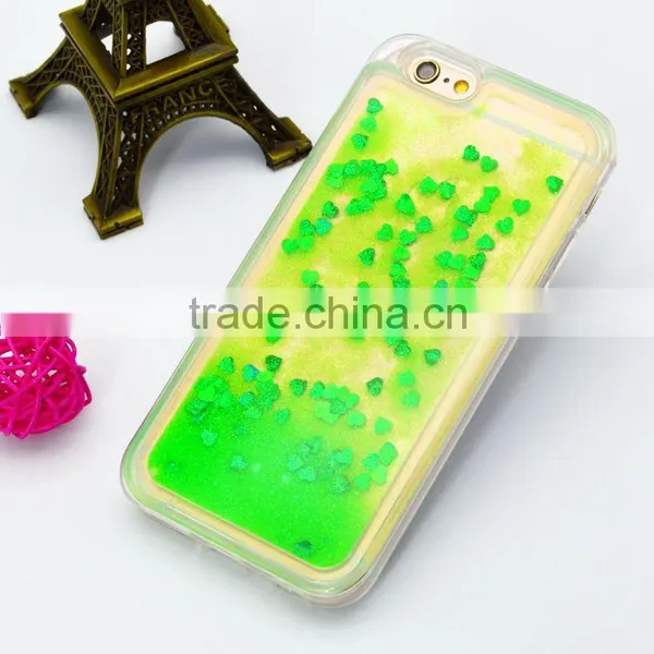 Mobile Phone Case Wholesale Quicksand Glitter Liquid TPU Phone Case For Iphone 6 and 6s photo-3