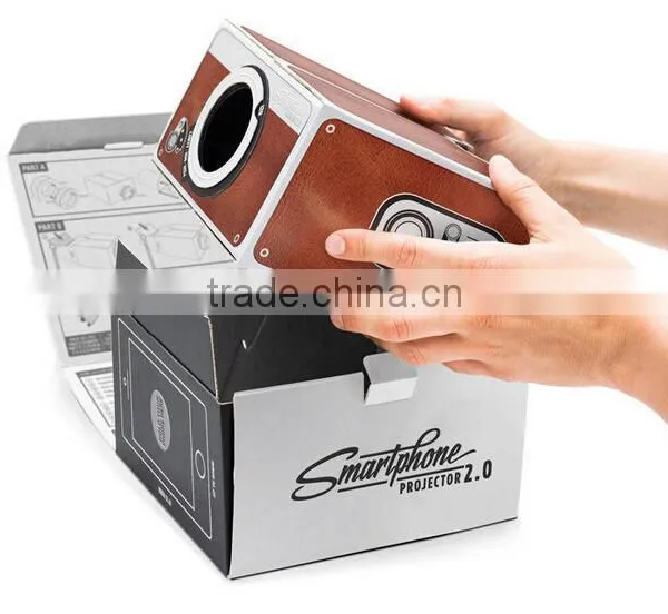Lowest DIY Mini Cardboard Android Mobile Phone Smartphone LCD Projector photo-2