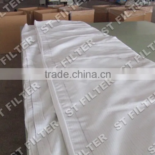 Dacron+antistatic Fiber Water Oil Repellent Air Filter Bag,Dia300*2000mm photo-4