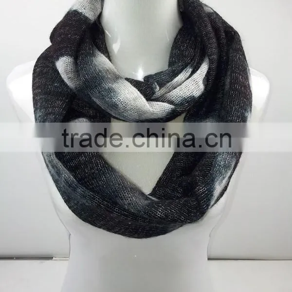 New Arrivel Women Fashion Double Layer Winter Knitted Scarf photo-2