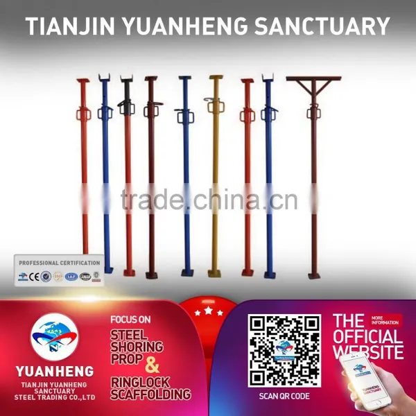Galvanized Construction Steel Prop and Telescopic Steel Prop Made in China