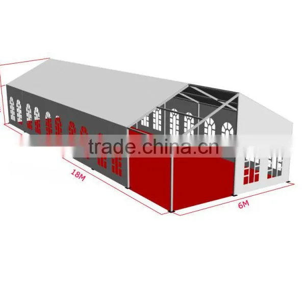 6x18m Party Marquee Tent With Red Carpet