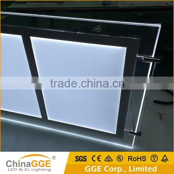 LED Illuminated Crystal Advertising LED Light Acrylic Light Box Suspended Hanging Real Estate Agent LED Window Display photo-4