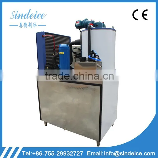 SINDEICE Professional Ice Making Factory Sales Hot 1 Ton Flake Ice Machine Commercial Use Making Machine photo-3