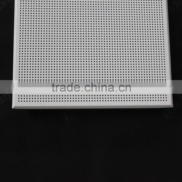 Ousilong Acoustic 600x1200mm Perforated Clip in False Aluminum Ceiling Tiles photo-3