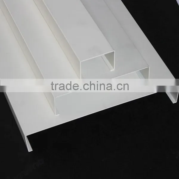 Width 255mm B Shaped Rustproof Commercial Metal / Aluminum Strip Linear Ceiling photo-6