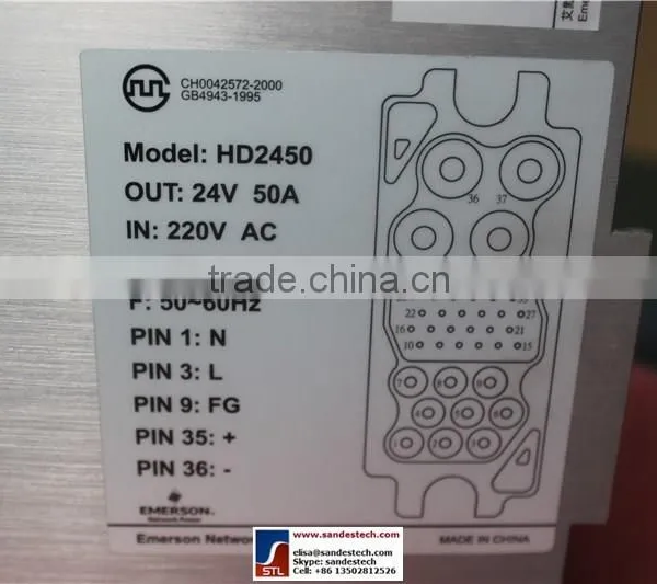 Emerson HD2450 HD2450-2 24V50A Rectifier Modules DC Power Rectifier Converter photo-3