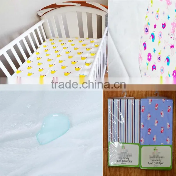 Keep Bed Dry Soft Waterproof Baby Crib Sheets