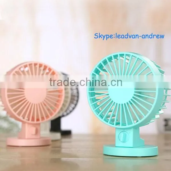 2015 Summer Dual Motor Two Leaf Super Mute Hand Fan For Souvenir Gifts photo-3