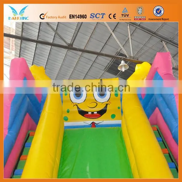 Cute Inflatable Spongebob Slide Inflatable Dry Slide Inflatable Slide photo-5