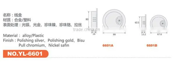 Hot Sale Zinc Alloy Cable Office Desk Grommets for Computer photo-2