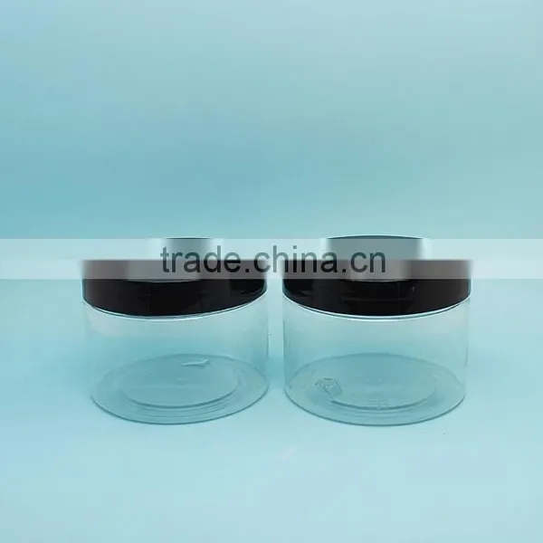 Manufacturer Sale High Quality 300ml PET Transparent Jar, Clear Plastic Jar photo-2