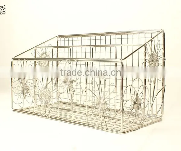 Handmade Stainless Clutter Basket