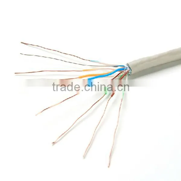 OEM CAT5E FTP Cable, Shielded Network Cable, Aluminum Mylar Shied Structure photo-3